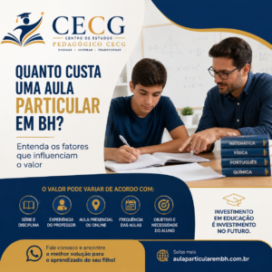 Quanto custa uma aula particular em BH